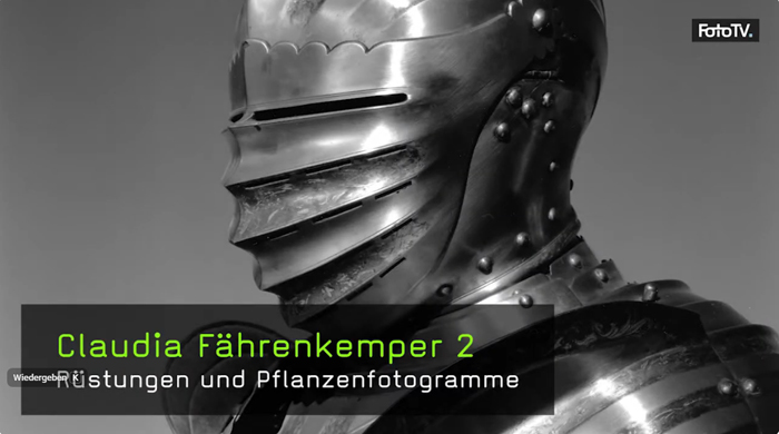 Claudia Fährenkemper - Rüstungen und Pflanzenfotogramme Claudia Fährenkemper on Youtube