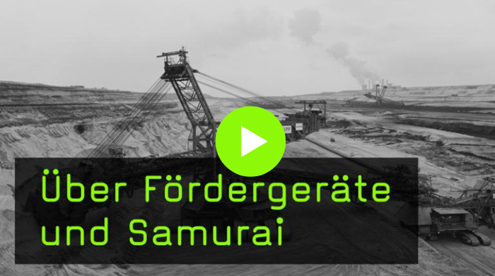 Claudia Fährenkemper - Über Fördergeräte und Samurai Claudia Fährenkemper - Über Fördergeräte und Samurai